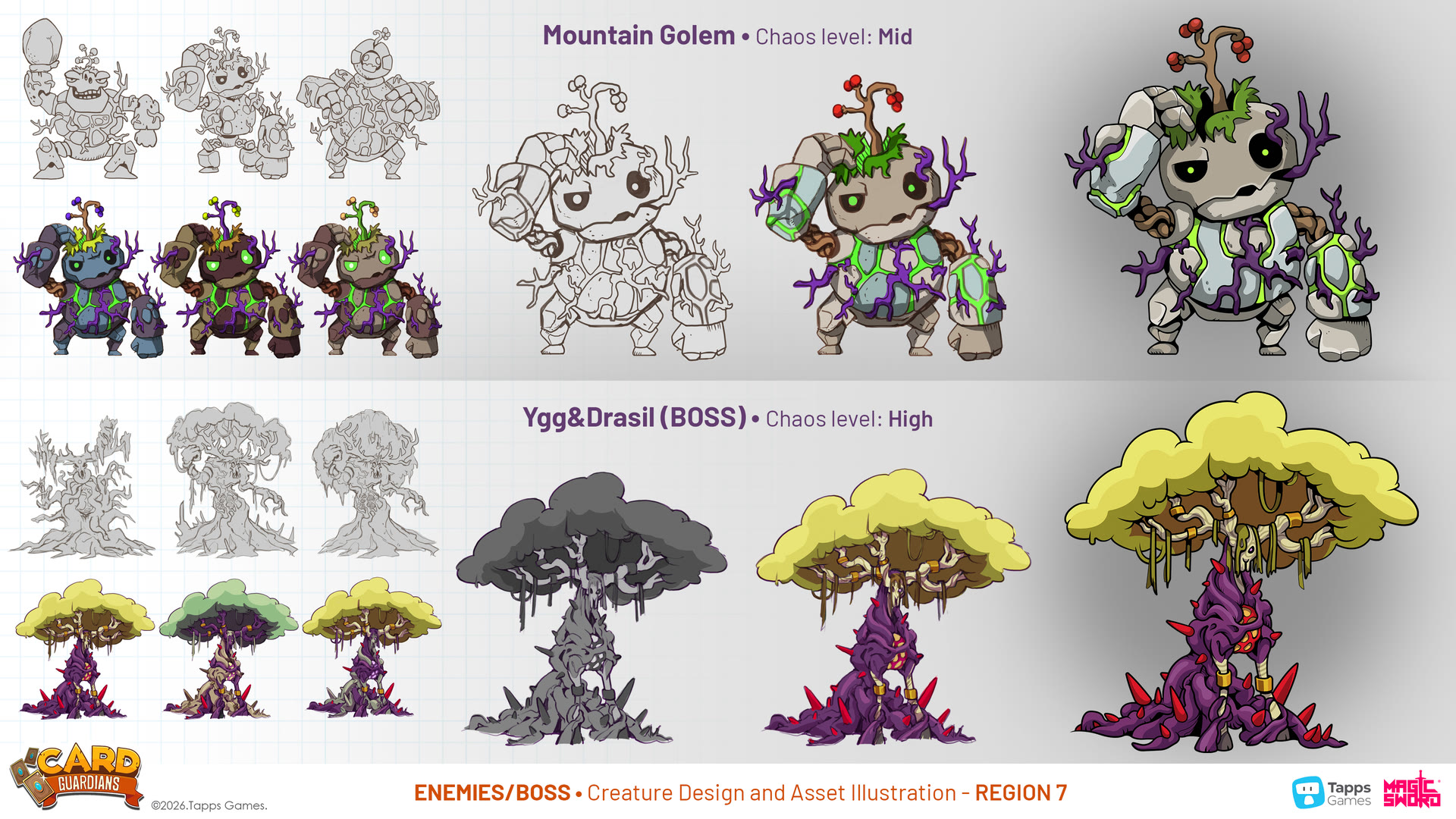 Enemy concept art for Card Guardians by Magic Sword Studio for Tapps Games (6 of 19)